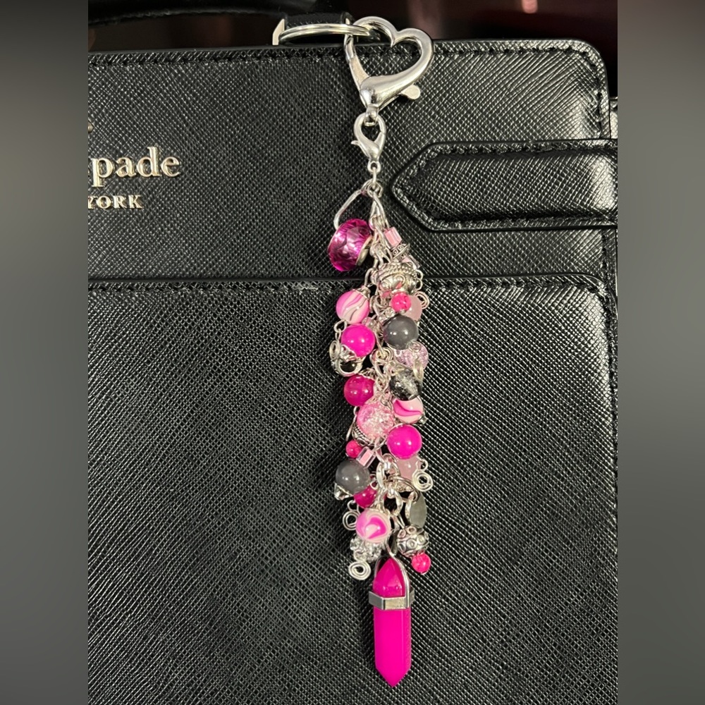 Bag Charm for purse, tote or rear view mirror.